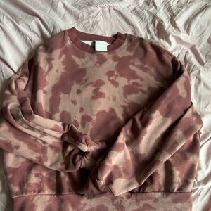 Varley Pink Tie-Dye Sweatshirt
